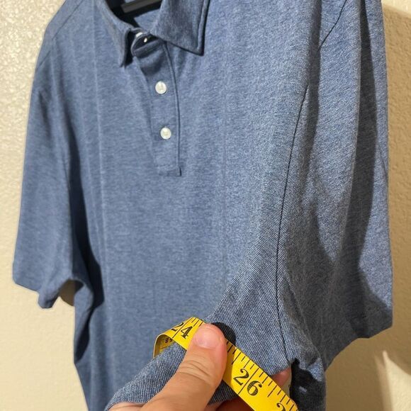 Faherty Classic Navy Polo Shirt - Picture 5 of 6